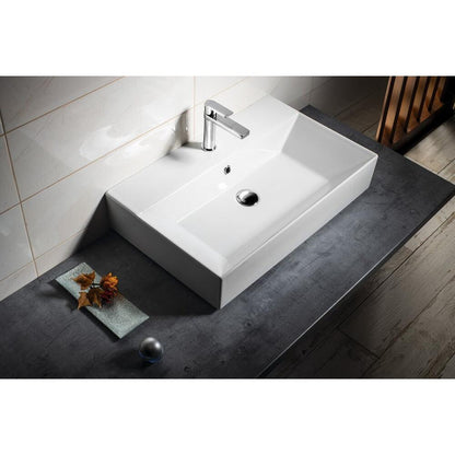 SISTEMA Keramik-Waschtisch 70x42cm, weiss