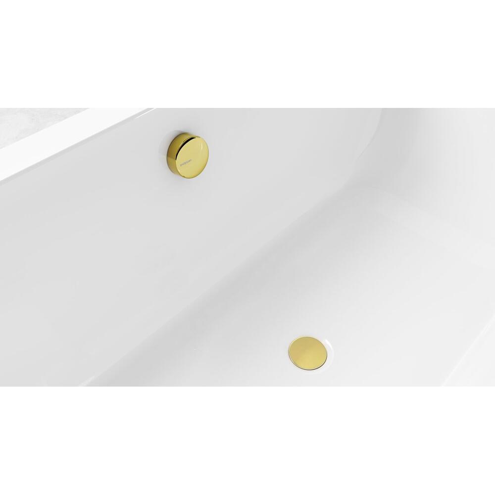MARBLE Ablaufgarnitur mit Bowden, Länge 800mm, gold