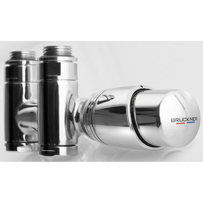 WICHER COMBI Thermostat-Anschlussset für Mittelanschluss 50mm, Chrom
