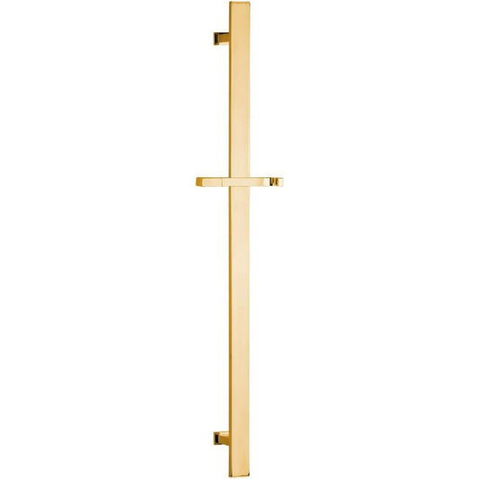 Brauseschieber, eckig, 700mm, Gold