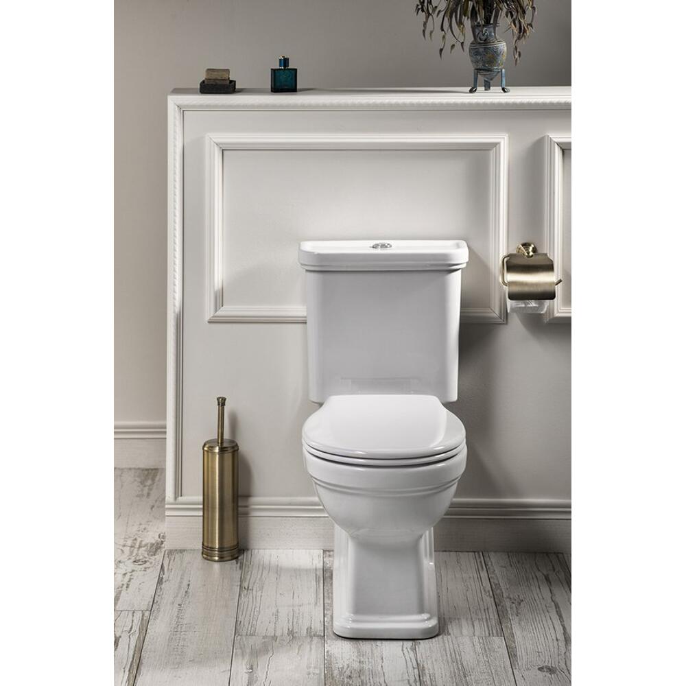 ROMANCE Stehende WC-Bürste, Bronze