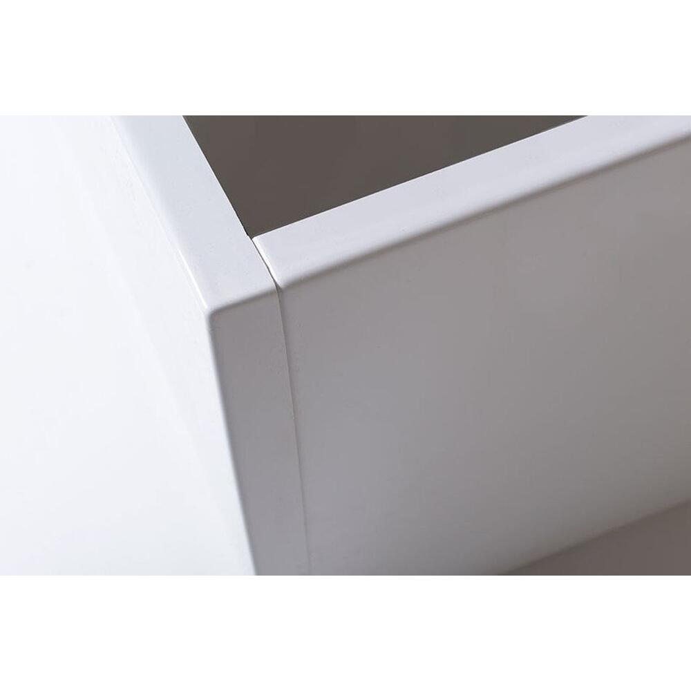 PLAIN 175 Frontschürze 175x59cm, links, weiß