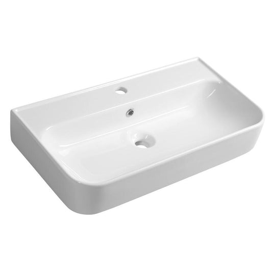 SISTEMA U Keramik-Waschtisch 70x38cm, weiss