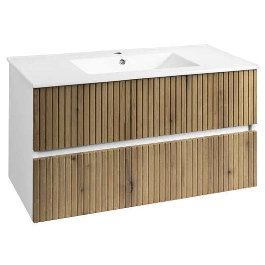 PANEDA STRIP Unterschrank 99,5x55x45,2cm, Eiche Emporio