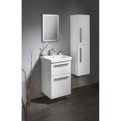 THEIA Unterschrank 46,4x70x44,2cm, 2x Schublade, weiß