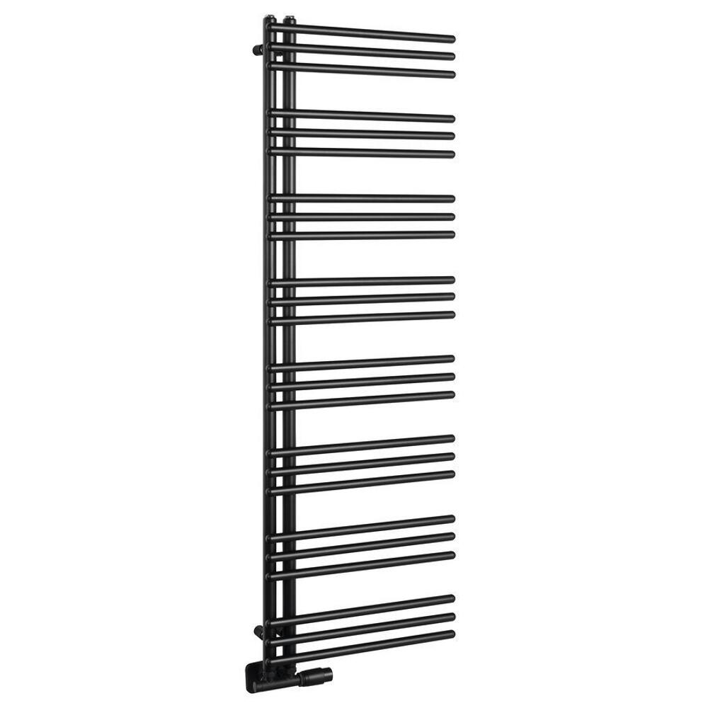 POSEIDON Badheizkörper 450x1540mm, Schwarz matt