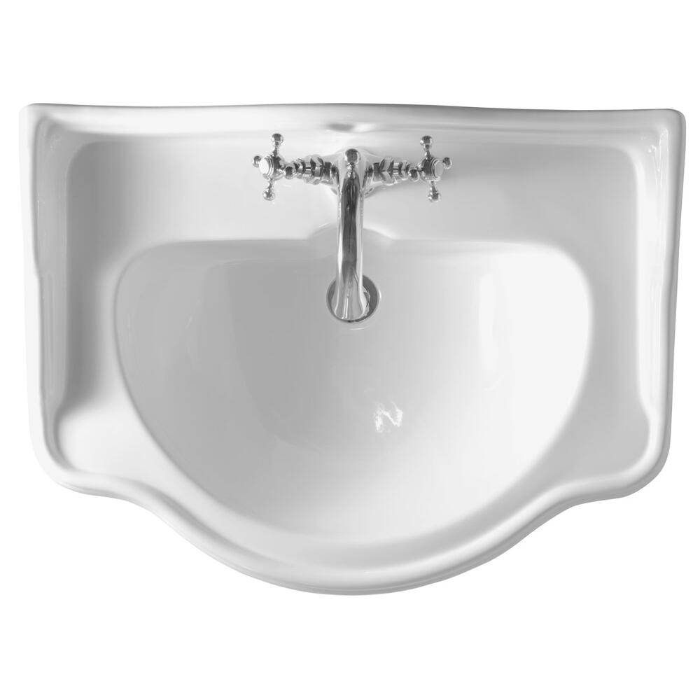 RETRO Keramik-Waschtisch 73x54cm, weiß