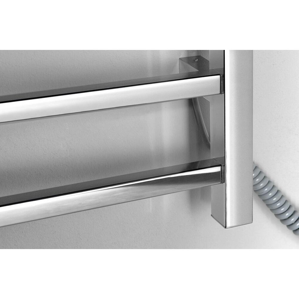 ESKINADO Handtuchtrockner elektrisch, 600x1500 mm, 130 W, polierter Edelstahl