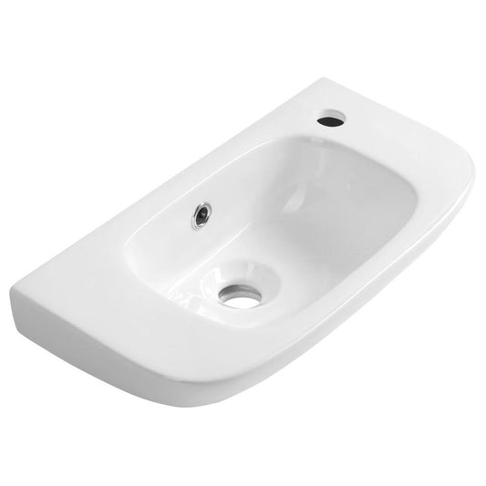 KIA Keramik Waschtisch 49x25cm, Weiß