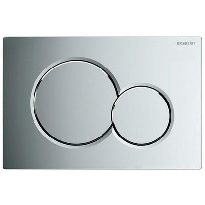GEBERIT SIGMA01 Betätigungsplatte für 2-Mengen-Spülung, Chrom Glanz
