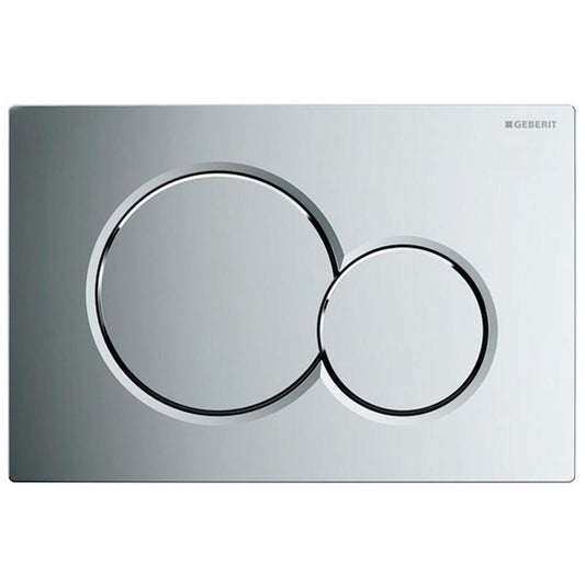 GEBERIT SIGMA01 Betätigungsplatte für 2-Mengen-Spülung, Chrom Glanz