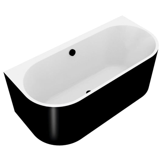 ASTRA DR MONOLITH Badewanne 160x75x60cm, weiß/schwarz