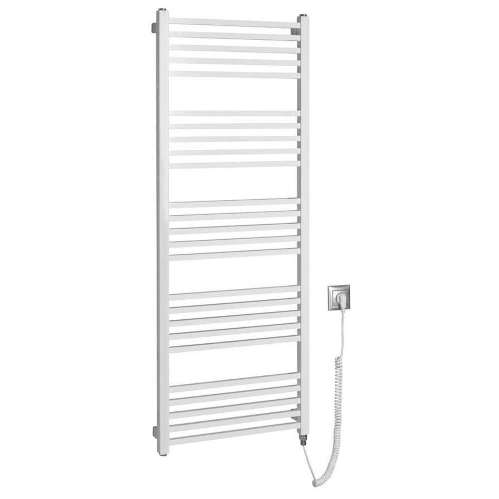 METRO-E Elektrischer Badheizkörper, gerade, 500x1340 mm, 500 W, Weiß