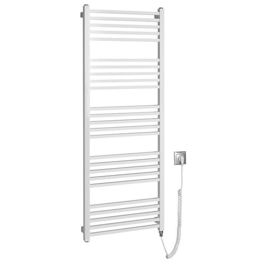 METRO-E Elektrischer Badheizkörper, gerade, 500x1340 mm, 500 W, Weiß
