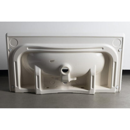 STELLA Keramik-Waschtisch 90x46,5cm, weiss