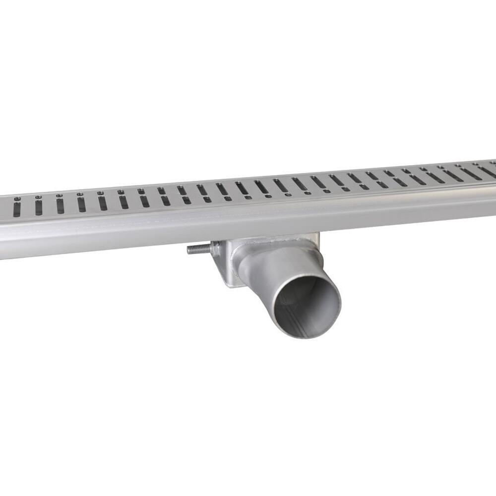 MANUS ONDA Bodenrinne aus Edelstahl mit Rost, L-750, DN50