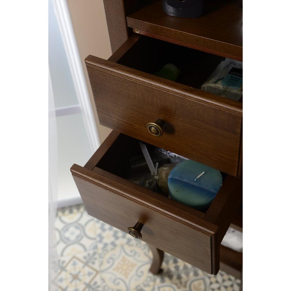 RETRO Hoher schrank 40x170x36cm, Buche, rechts