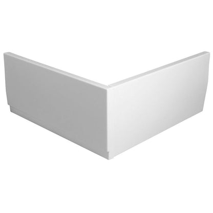 VISLA Eckschürze 56cm, links, 80x80x36cm, weiß
