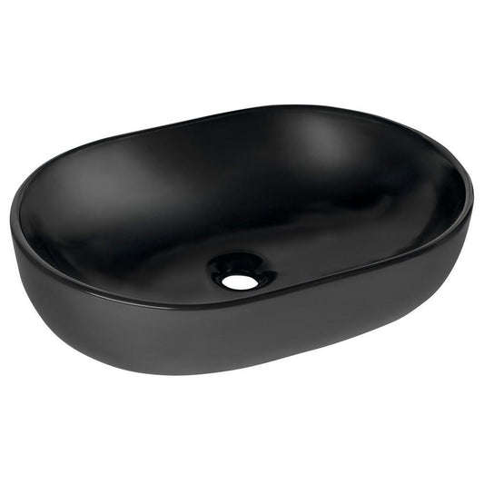 CALEO Keramik-Waschtisch 60x42 cm, Schwarz matt