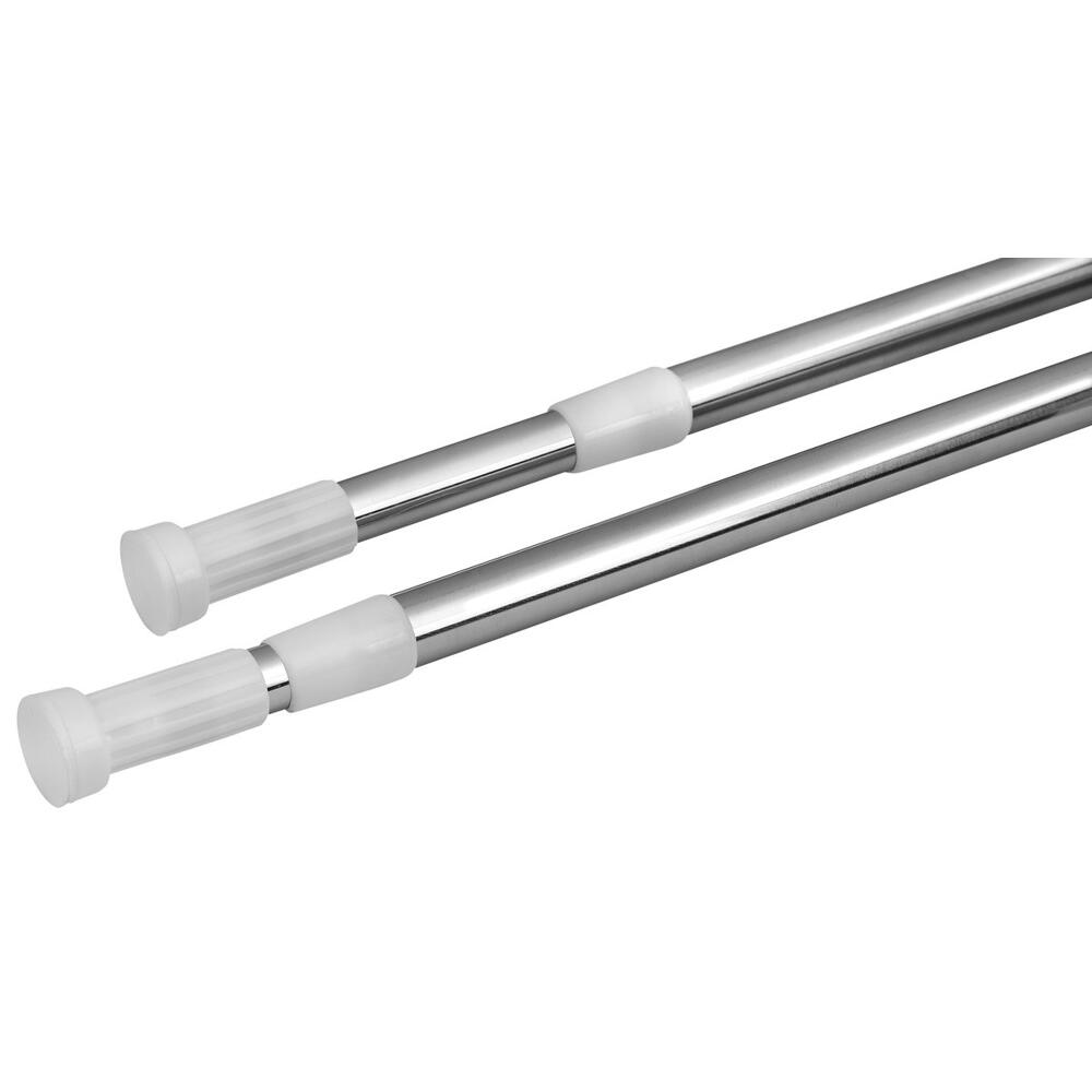 Teleskop-Duschstange 70-120cm, polierter Edelstahl