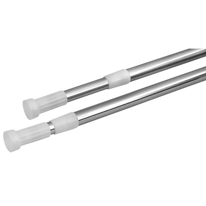 Teleskop-Duschstange 70-120cm, polierter Edelstahl