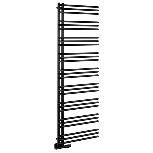 POSEIDON Badheizkörper 550x1740mm,700W, Schwarz matt