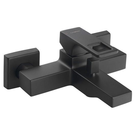 FORATA Wannenarmatur, schwarz matt