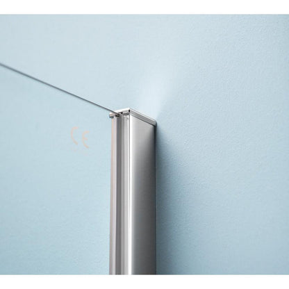 EASY LINE Seitenwand 800mm, Klarglas