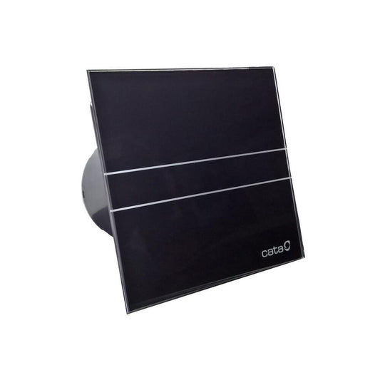E-100 GBT Axial-Badlüfter mit Zeitschaltuhr, 8W, Rohrleitung 100mm, Schwarz
