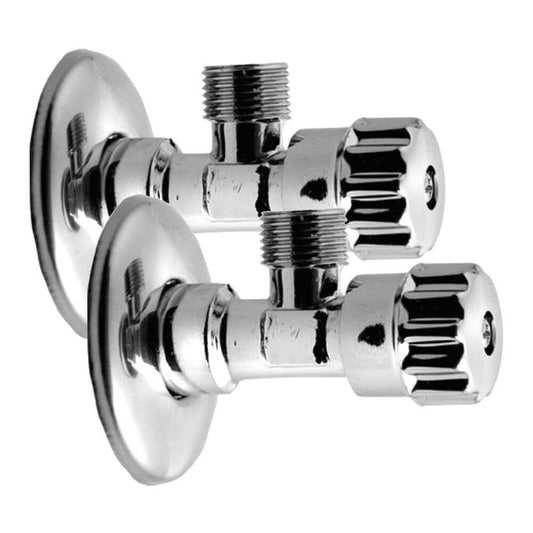 MULTITURN Eckventil 1/2"x3/8“, Paar, Chrom