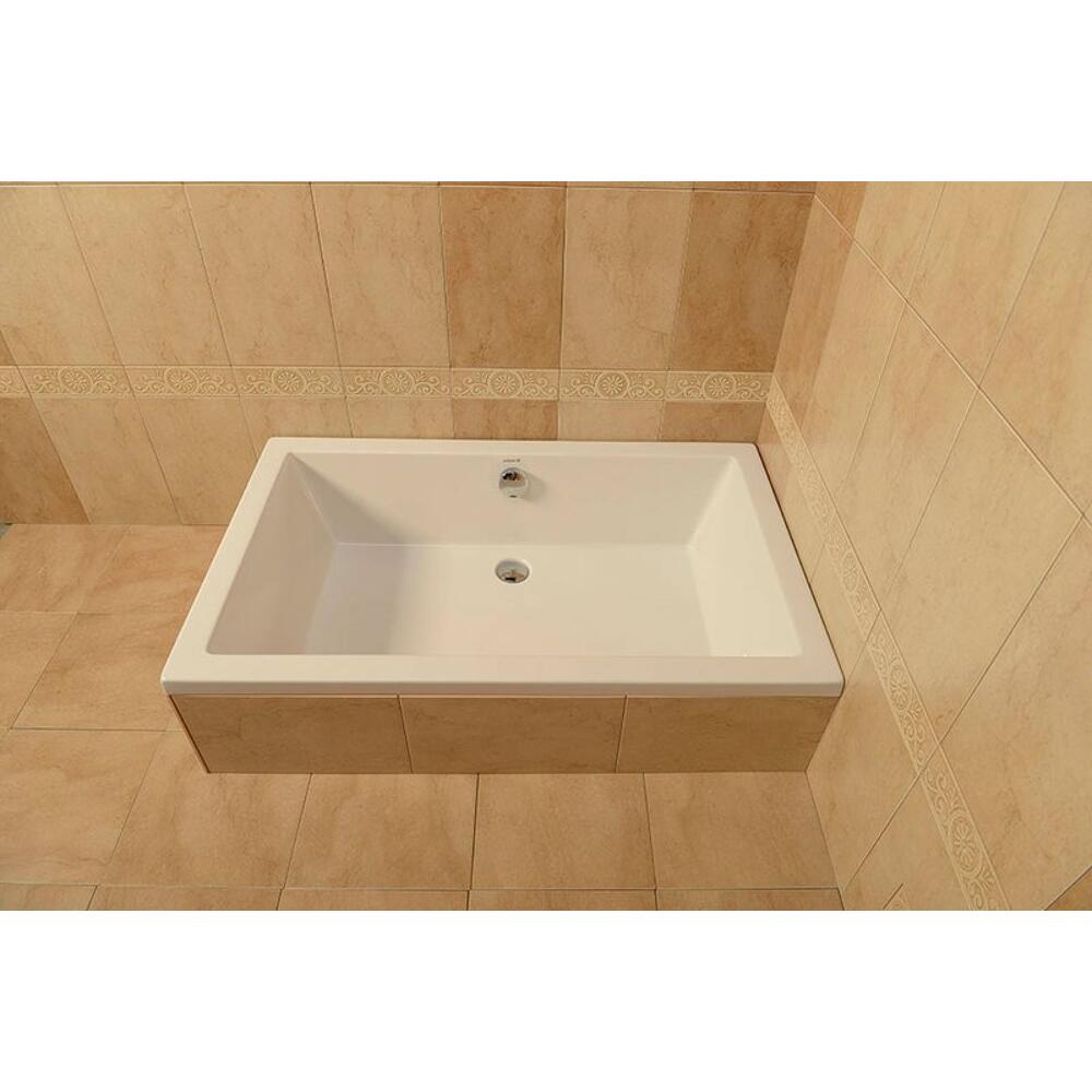 DEEP Duschwanne 110x90x26cm, tief, weiß