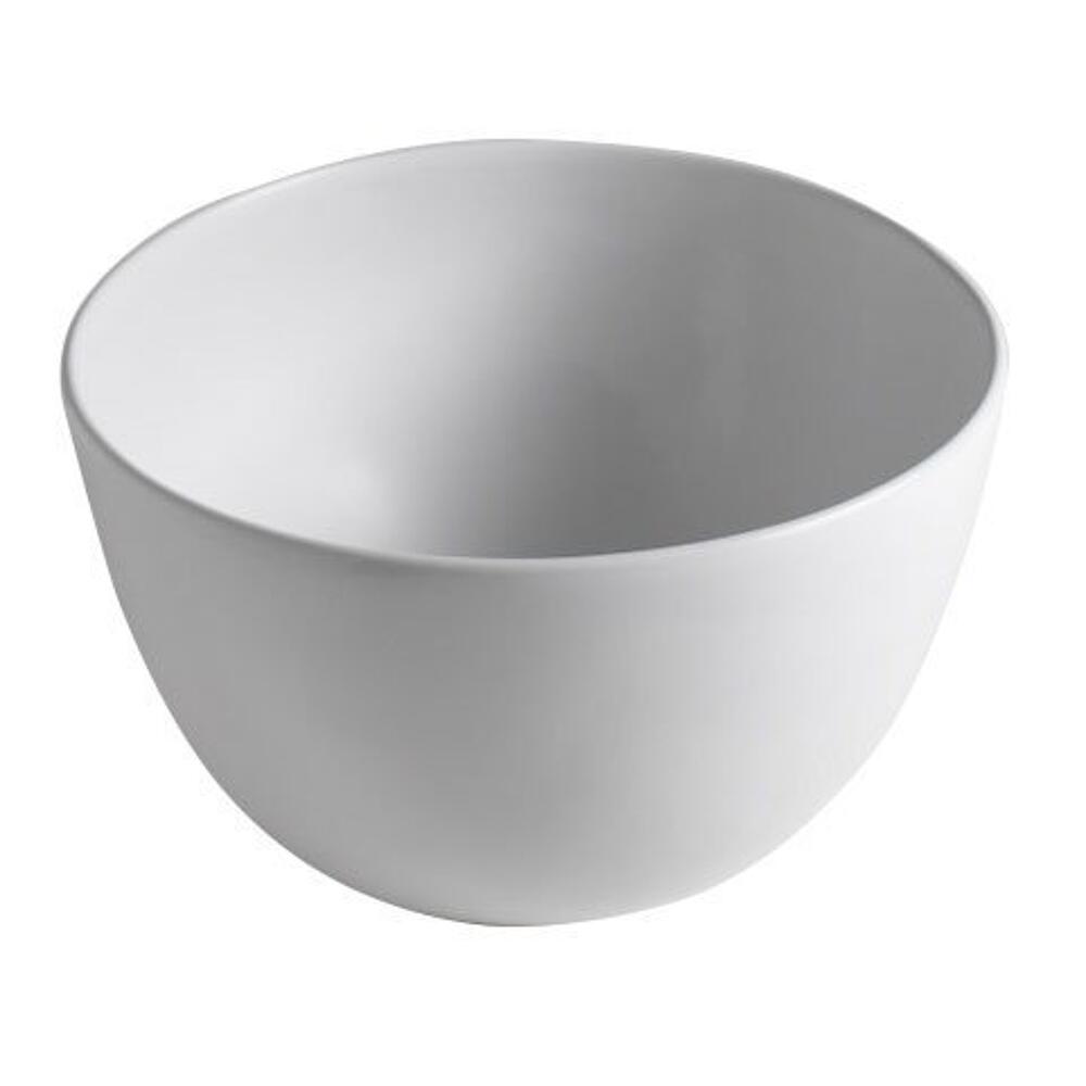 DOME Keramik-Waschtisch zum Aufsetzen, Ø 45,5cm, Weiß