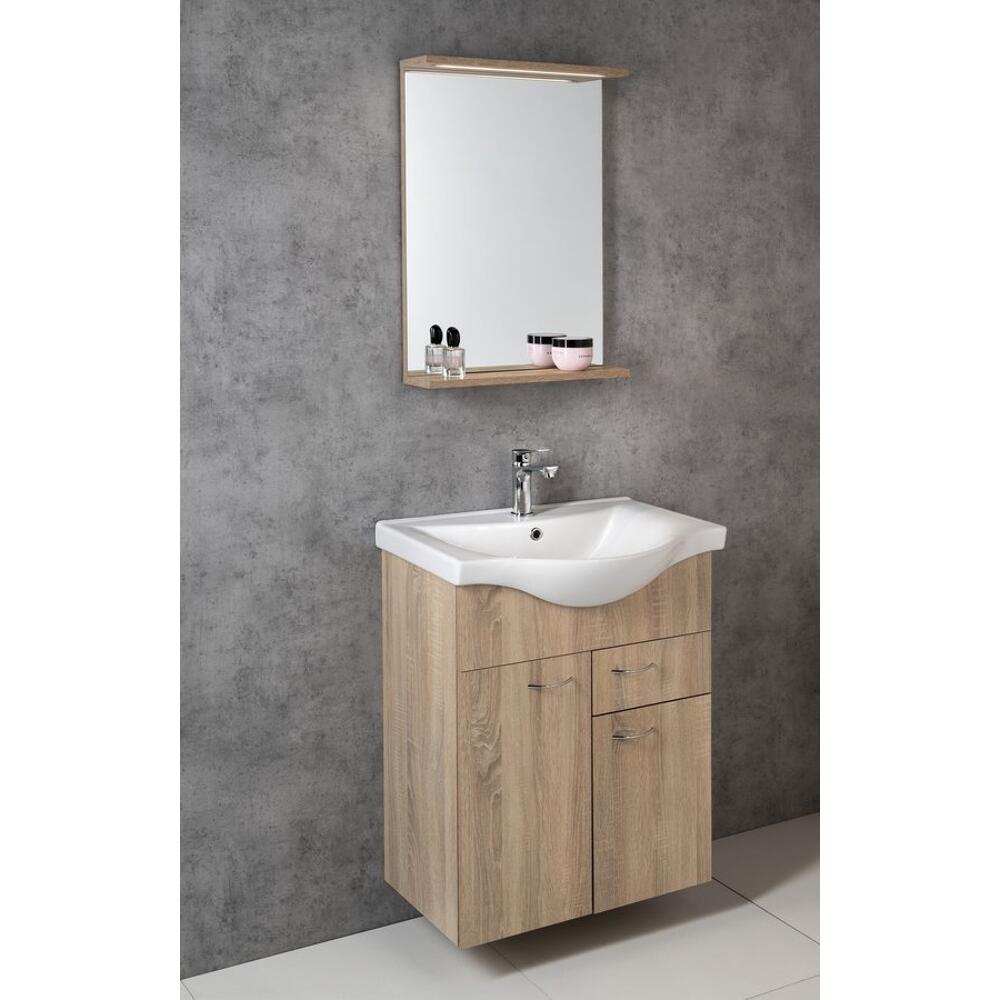 ZARA 65 Keramik-Waschbecken 64,5x46cm, Weiß