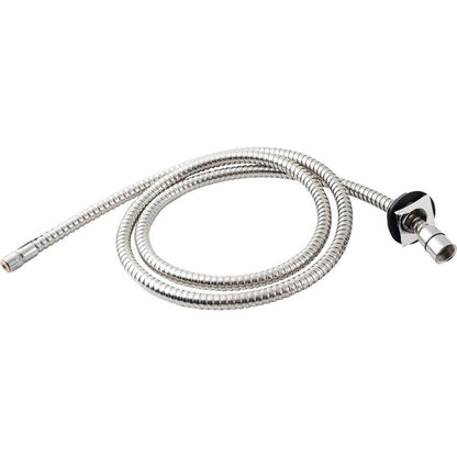 Durchführung eckig, inkl. Schlauch  F1/2"-M3/8", Chrom