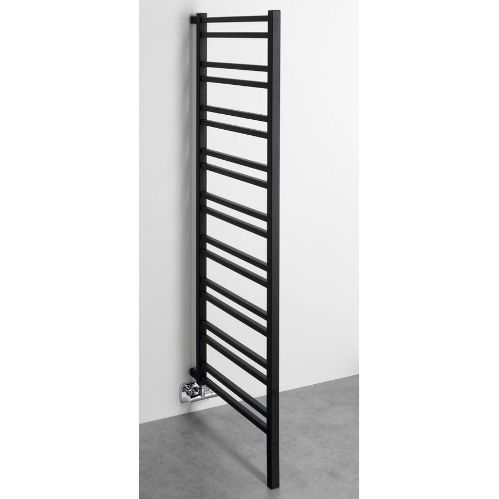 METRO SPACE Raumteiler-Badheizkörper 550x1430 mm,500W, schwarz matt