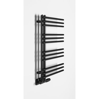 POSEIDON Badheizkörper 450x740 mm, Schwarz matt