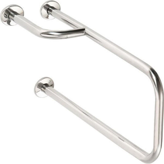 HANDICAP Stützgriff links 760mm, polierter Edelstahl