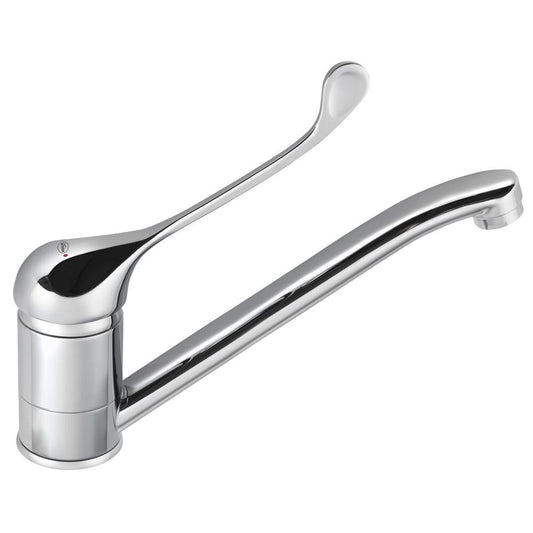 HOFFER Küchenarmatur, langer Hebel, 221mm, Chrom
