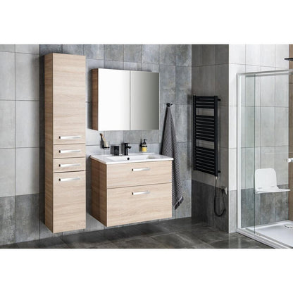 ZUNO 85 Keramik-Waschtisch 85x45cm, weiss