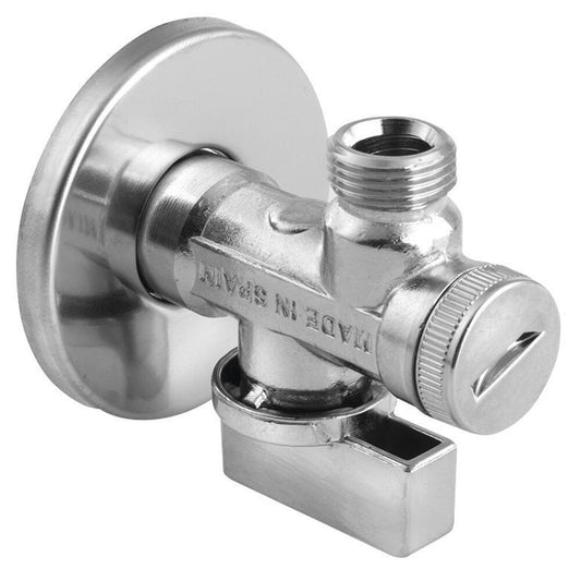 Eckventil A-801/2"x 3/8" mit Filter, anticalc, chrom