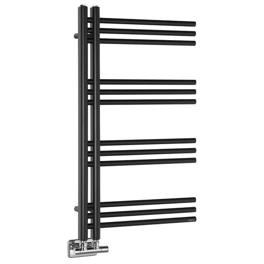 DORLION Badheizkörper 500x900mm, Schwarz mat