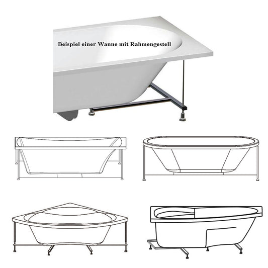 Rahmengestell zu Badewanne Astra O