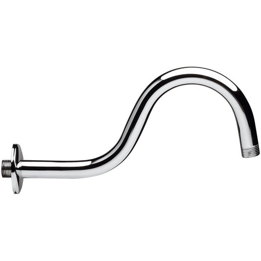 Duscharm rund S-Form, 300mm, Chrom