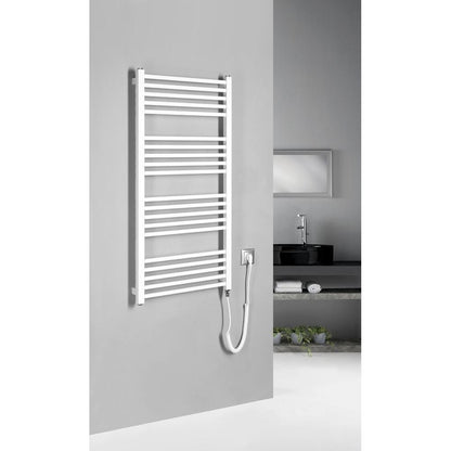 METRO-E Elektrischer Badheizkörper, gerade, 500x1060 mm, 400 W, Weiß