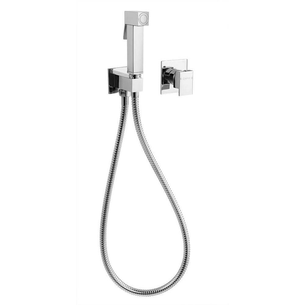 LATUS Unterputz-Armatur mit WC-Handbrause, Chrom