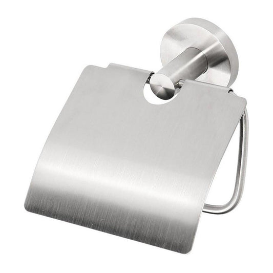 X-STEEL Toilettenpapierhalter mit Deckel, Edelstahl matt