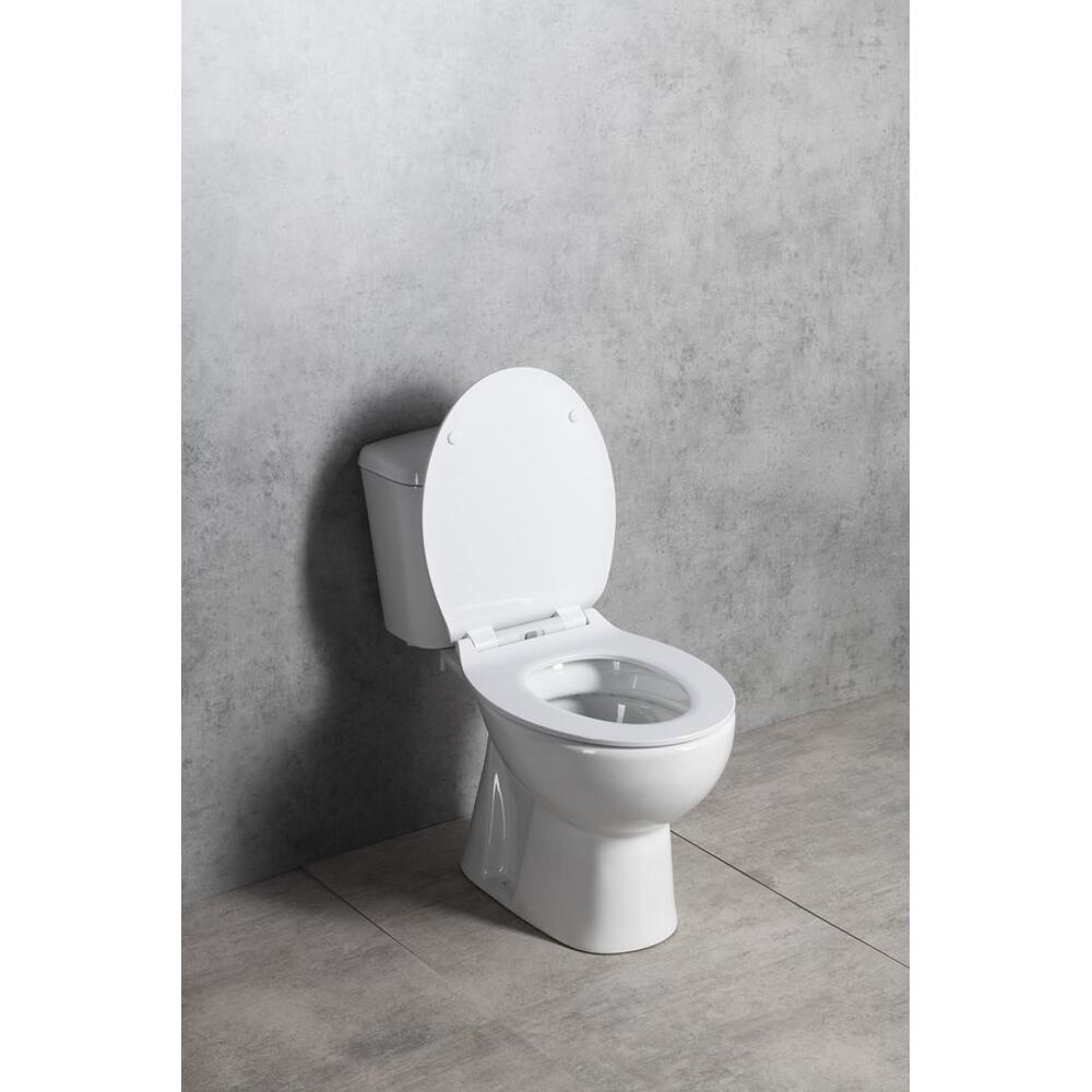 MANUEL Kombi-WC, Abgang senkrecht, weiß