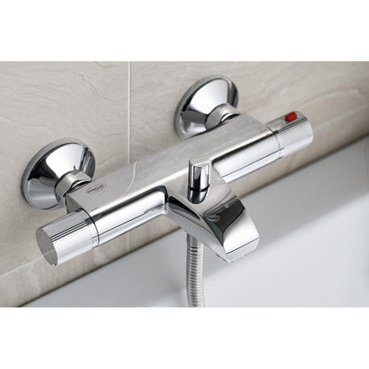 ACTION Thermostat-Wannenarmatur, Chrom