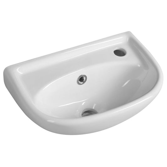 Keramik-Waschtisch 40x25cm, weiss
