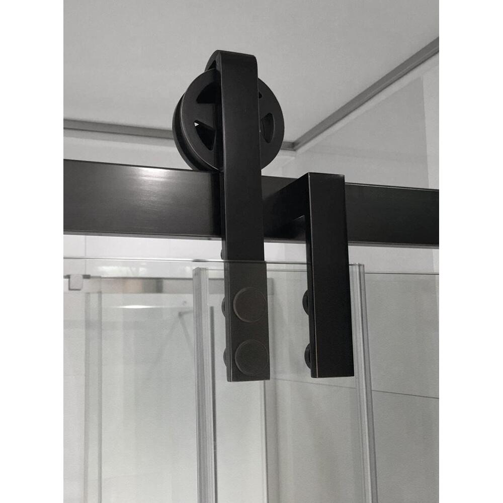 VOLCANO BLACK Rechteckige Duschkabine 1800x900mm L/R Variante